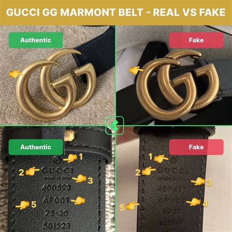 how to tell if your gucci belt is fake|gucci marmont belt identification.